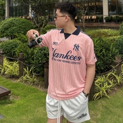 1940 - Áo Polo New Era NY New York 03 Jersey Hồng [HÀNG CHÍNH HÃNG]