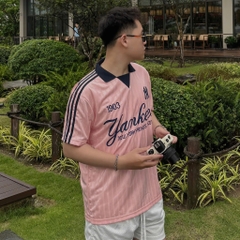 1940 - Áo Polo New Era NY New York 03 Jersey Hồng [HÀNG CHÍNH HÃNG]