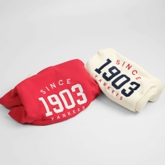 2163 - Áo Sweater New Era Polo 1903 Yankee Trắng Kem [HÀNG CHÍNH HÃNG]