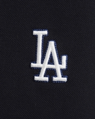 2213 - Áo Polo New Era LA Mono Logo Vai Xanh Navy [HÀNG CHÍNH HÃNG]