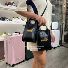 2563 - Túi Puma Mini Tote Đen chữ Vàng [HÀNG CHÍNH HÃNG]