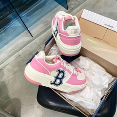 973 -  Giày MLB NY Chunky Liner Basic Big B Boston Red Sox - Hồng Pink - Code 3ASXCLB3N 43PKS [HÀNG CHÍNH HÃNG]