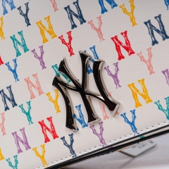 607 -  Túi MLB MONOGRAM Hoody Bag NEW YORK YANKEES Rainbow  32BGPC111-50I [HÀNG CHÍNH HÃNG]