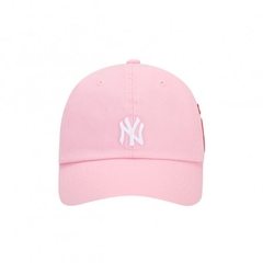436 -  Nón MLB Unstructured Ball cap - Hồng - Ny Trắng Love Tim Đỏ [HÀNG CHÍNH HÃNG]