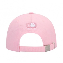 436 -  Nón MLB Unstructured Ball cap - Hồng - Ny Trắng Love Tim Đỏ [HÀNG CHÍNH HÃNG]