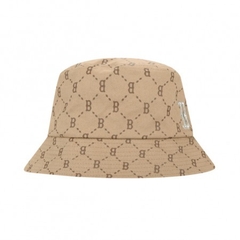 1115 - Nón MLB Diamond Monogram Bucket Hat Boston Red Sox Beige  32CP38111 43B - [HÀNG CHÍNH HÃNG]