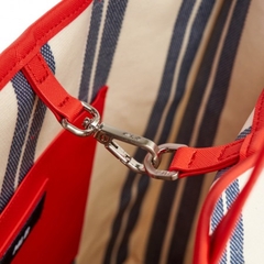 708 -  Túi MLB Tote Ethnic Stripe Bag Boston Red Sox - Navy - Code 3AORL0323 43NYL [HÀNG CHÍNH HÃNG]
