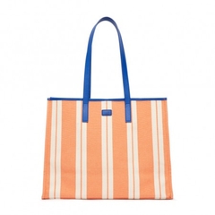 709 -  Túi MLB Tote Ethnic Stripe Bag New York Yankees - Orange - Code 3AORL0323 50ORL [HÀNG CHÍNH HÃNG]