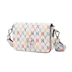 607 -  Túi MLB MONOGRAM Hoody Bag NEW YORK YANKEES Rainbow  32BGPC111-50I [HÀNG CHÍNH HÃNG]