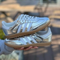 1770 - Giày Adidas Samba OG Silver Metallic Cracked JR0035 [HÀNG CHÍNH HÃNG]