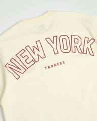 2576 - Áo New Era NY Xù Đỏ Trắng Kem [HÀNG CHÍNH HÃNG]