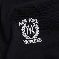 2002 - Áo Polo New Era Quater Zips NY New York Đen [HÀNG CHÍNH HÃNG]