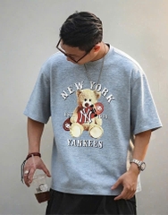 2630 - Áo New Era New York Yankee NY Gấu Xanh Xám [HÀNG CHÍNH HÃNG]