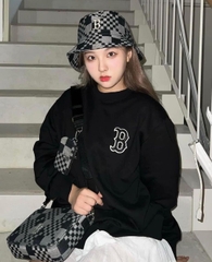 1219 - Túi MLB Checkerboard Jacquard Crossbody Boston Red Sox 3ACRM062N-43BKS [HÀNG CHÍNH HÃNG]