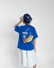1947 - Áo New Era LA - Xanh Dương Hotdog [HÀNG CHÍNH HÃNG]