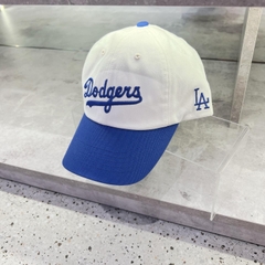 420 -  Nón MLB Unstructured Ball cap - Trắng Kem Xanh Dương - Dodgers [HÀNG CHÍNH HÃNG]