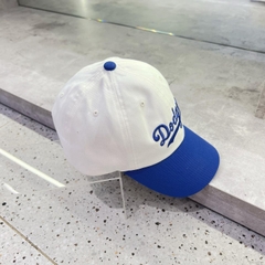 420 -  Nón MLB Unstructured Ball cap - Trắng Kem Xanh Dương - Dodgers [HÀNG CHÍNH HÃNG]