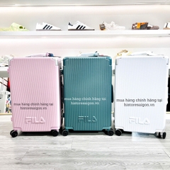 2206 - Vali Fila Trắng Sữa Size 24 Ký Gửi Embossed Logo [HÀNG CHÍNH HÃNG]