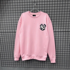 2125 - Áo Sweater New Era NY Xù Hồng Pink [HÀNG CHÍNH HÃNG]