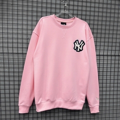 2125 - Áo Sweater New Era NY Xù Hồng Pink [HÀNG CHÍNH HÃNG]