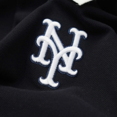 2150 - Áo Polo New Era NY 59FIFTY MLB Doughnut Xanh Navy Tay Viền [HÀNG CHÍNH HÃNG]