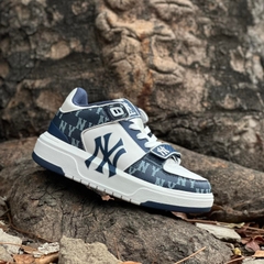226 -  Giày MLB Liner Mid NY Denim Monogram - Xanh Dương Đậm - Code 3ASXCDN3N-50NYD [HÀNG CHÍNH HÃNG]