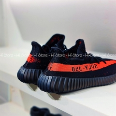 148 -  Giày Adidas Yeezy Boost 350 V2 Core Black Red / Stripe - BY9612 [HÀNG CHÍNH HÃNG]