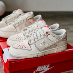 076 -  Giày Nike Dunk Nike Dunk Low SE ‘Sashiko Light Orewood Brown’ - Trắng Kem - Code DV0834 100 [HÀNG CHÍNH HÃNG]