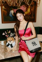 1778 - Túi MLB Basic Logo Canvas Bucket Bag New York Yankees Black 3ABMS072N-50BKS [HÀNG CHÍNH HÃNG]