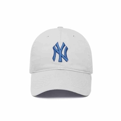 391 -  Nón MLB Unstructured Ball cap - Xám Nhạt - Ny Xanh Dương [HÀNG CHÍNH HÃNG]