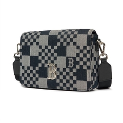 1219 - Túi MLB Checkerboard Jacquard Crossbody Boston Red Sox 3ACRM062N-43BKS [HÀNG CHÍNH HÃNG]