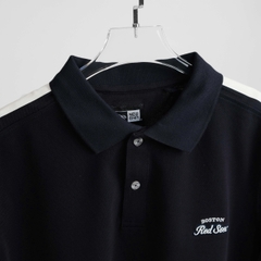 2001 - Áo Polo New Era Boston Red Sox Basic Đen [HÀNG CHÍNH HÃNG]