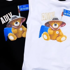665 -  Áo ADLV x Phở Story Road Sign Bear - Phở Thìn - Gấu Chỉ Dẫn - Trắng - Code ADLV 24SS SSPARS WHT [HÀNG CHÍNH HÃNG]