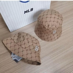 1115 - Nón MLB Diamond Monogram Bucket Hat Boston Red Sox Beige  32CP38111 43B - [HÀNG CHÍNH HÃNG]