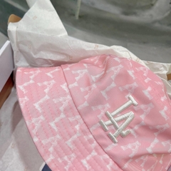 1066 -  Nón MLB LA Bucket Hat Monogram Crayon LA Dodgers - Hồng Pink - Code 32CP30111 07P [HÀNG CHÍNH HÃNG]