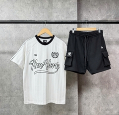 2686 - Áo New Era New York Yankee NY Jersey Trắng Sọc [HÀNG CHÍNH HÃNG]
