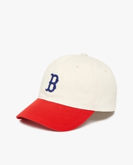 404 -  Nón MLB Unstructured Ball cap - Trắng Đỏ  - B Xanh Dương [HÀNG CHÍNH HÃNG]