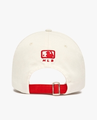 404 -  Nón MLB Unstructured Ball cap - Trắng Đỏ  - B Xanh Dương [HÀNG CHÍNH HÃNG]