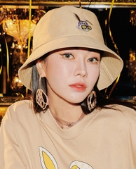 390 -  Nón MLB Bucket Unstructured Ball cap - Đen - Thỏ Xanh NY [HÀNG CHÍNH HÃNG]