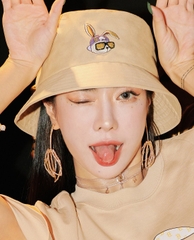 390 -  Nón MLB Bucket Unstructured Ball cap - Đen - Thỏ Xanh NY [HÀNG CHÍNH HÃNG]