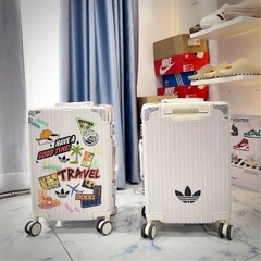 648 - Vali Adidas Travel Xách Tay Size Cabin 22 Xách Tay Trắng Sữa [HÀNG CHÍNH HÃNG]