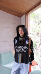 2246 - Áo Sweater New Era Los Angeles Baseball MLB Đen [HÀNG CHÍNH HÃNG]