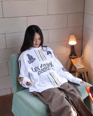 2245 - Áo Sweater New Era Los Angeles Baseball MLB Trắng Kem [HÀNG CHÍNH HÃNG]