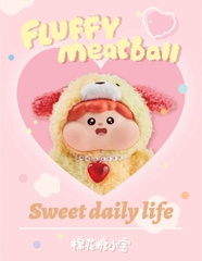1228 - Fluffy Meatball Full Set 8 Box - The Fluffy Meatball Cute Plush Series Art Toy [CHÍNH HÃNG]