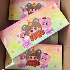 1226 - Migo Full Set 8 Box - The Baby Three Migo Animal Party Big Cute Plush Series Art Toy [CHÍNH HÃNG]