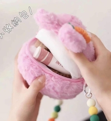 1129  - Baby Three Zipper Set 8 bé - Baby Three V3 Animal Party Big Cute Plush Series Art Toy [CHÍNH HÃNG]