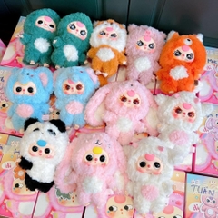 1215 - Baby Three V3 Lựa Mẫu Mắt Ngẫu Nhiên - Baby Three V3 Animal Party Big Cute Plush Series Art Toy [CHÍNH HÃNG]