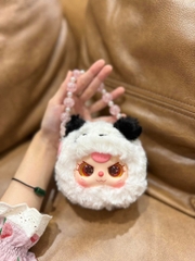 1129  - Baby Three Zipper Set 8 bé - Baby Three V3 Animal Party Big Cute Plush Series Art Toy [CHÍNH HÃNG]