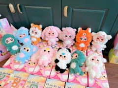 1214 - Baby Three V3 Blindbox - Hộp Mù 1 Bé - Baby Three V3 Animal Party Big Cute Plush Series Art Toy [CHÍNH HÃNG]