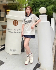 1923 - Áo Polo New Era NY New York 03 Trắng 16664548 [HÀNG CHÍNH HÃNG]